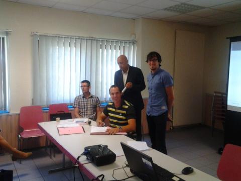 Signature par le Canoë-Kayak club de Saint-Mihiel Signature de la Charte Natura 2000